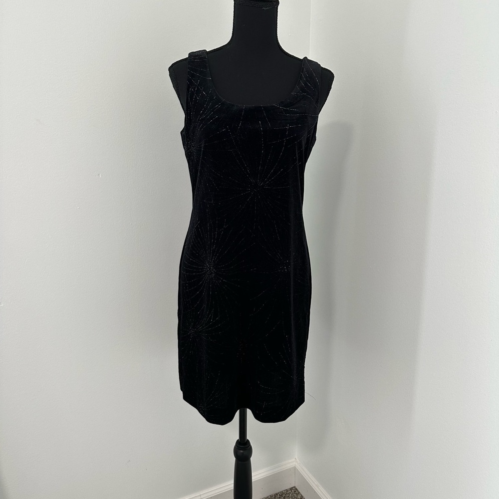 Vintage Jessica Howard Glittery Velvet Dress